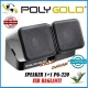PG-220 Poly Gold Speaker 1+1