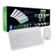 Steep Solid Magic Şarjlı Bluetooth Klavye - Mouse Set (Beyaz TR)