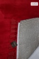 Kırmızı Yolluk Puffy Peluş  Yıkanabilir Halı