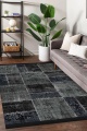 Petra Gri Lüx Şönil Yıkanabilir Dokuma Kilim Halı