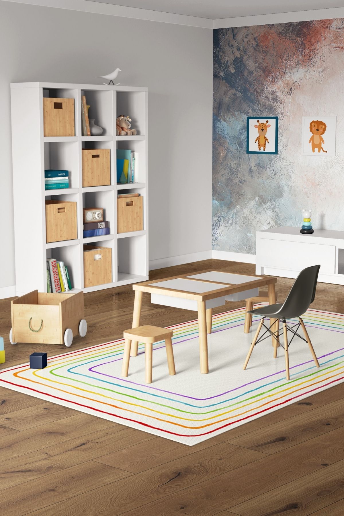 Rainbow Lüx  Çocuk Yıkanabilir Halı