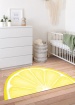 Lemon Sarı Yıkanabilir Çocuk Odası Halısı