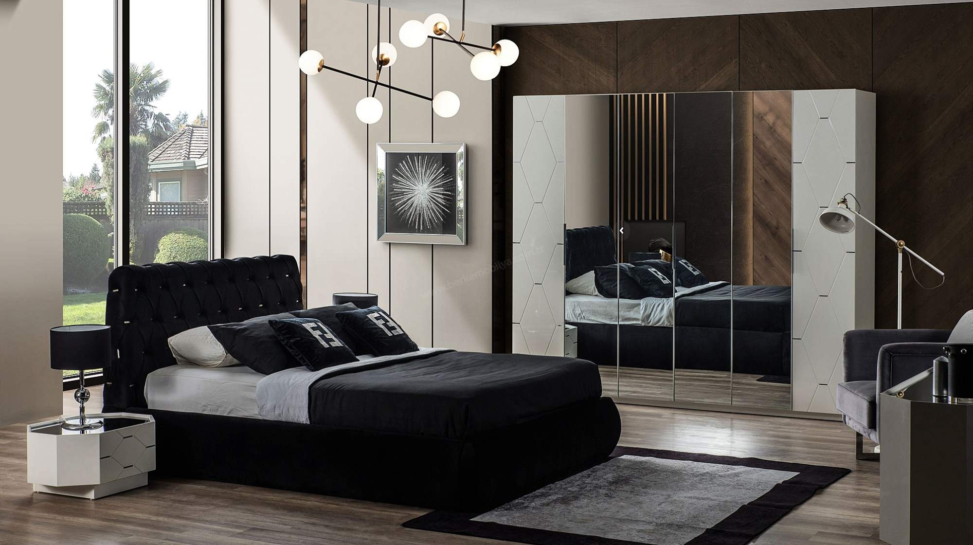 Milano Modern Ahşap Yatak Odası Takımı