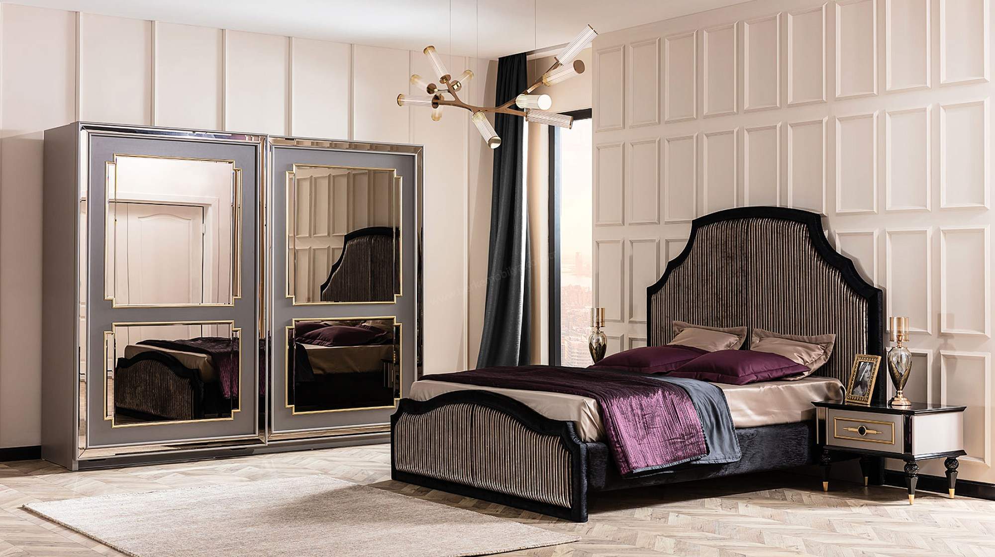 Retro Luxury Yatak Odası Takımı