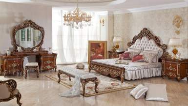 Armone Klasik Ceviz Yatak Odası