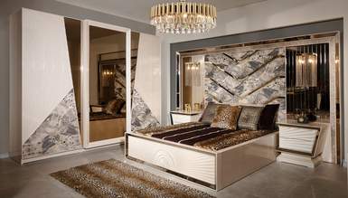 Lüks Sewena Art Deco Yatak Odası