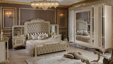 Lüks Mende Klasik Yatak Odası