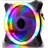 7 RENKLİ 120x120x25 MM 7 RENK RAİNBOW KASA SOĞUTUCU FAN