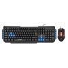 Hytech HYK-46 Oyuncu Klavye + Mouse Set Kırmızı Mavi Tuşlu