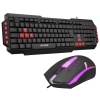 Hytech HYK-46 Oyuncu Klavye + Mouse Set Kırmızı Mavi Tuşlu