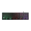 Qpart GM17  Oyuncu Işıklı Klavye Rainbow