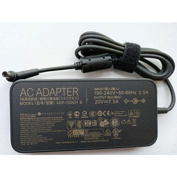 ASUS 20v 7.5a 150w 6.0*3.7mm Adp-150ch B, A18-150p1a Şarj Adaptörü ADP-150CH B