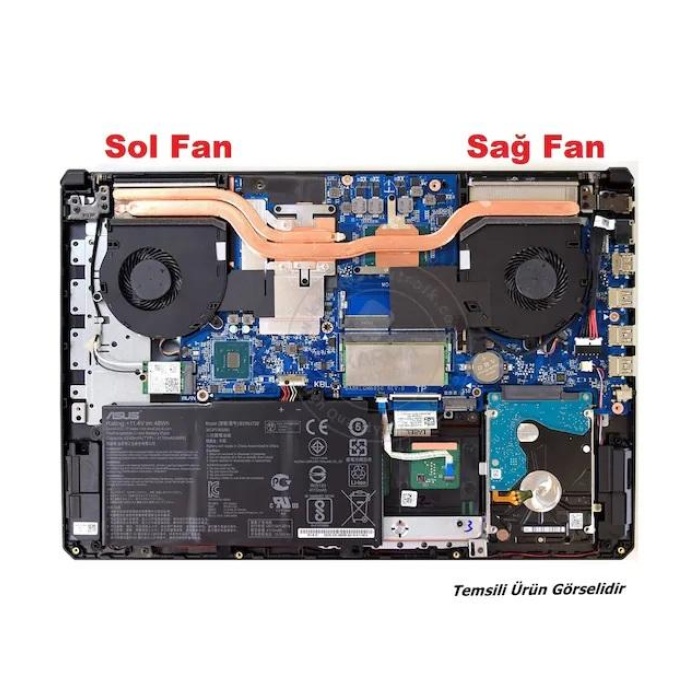 Asus Tuf Gaming Fx504 Fx504G Fx504Gd Fx504Ge DFS531005PL0T FAN VER.1 SOL