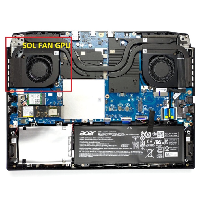 Acer nitro 5 N22C1 AN515-58 N20C11 PH317-55 PH315-55 PH317-56 AN515-46 AN515-58-51R3 GPU Fan