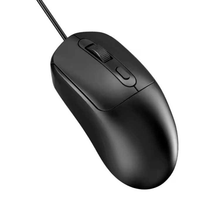 T-WOLF G580 PROFESYONEL KABLOLU OFİS TİPİ MOUSE SİYAH