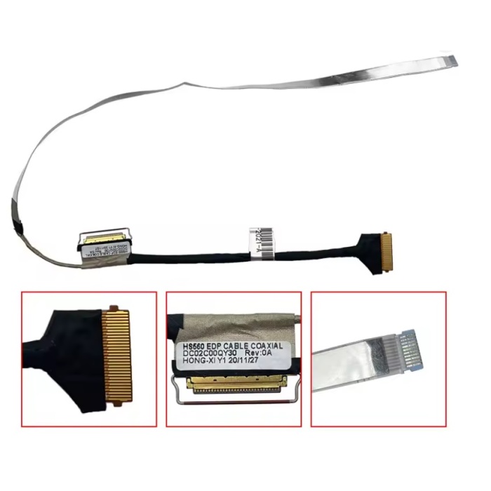 Lenovo IdeaPad 3-15ITL6 82H8 Lcd Data Kablosu Flex DC02C00QY30