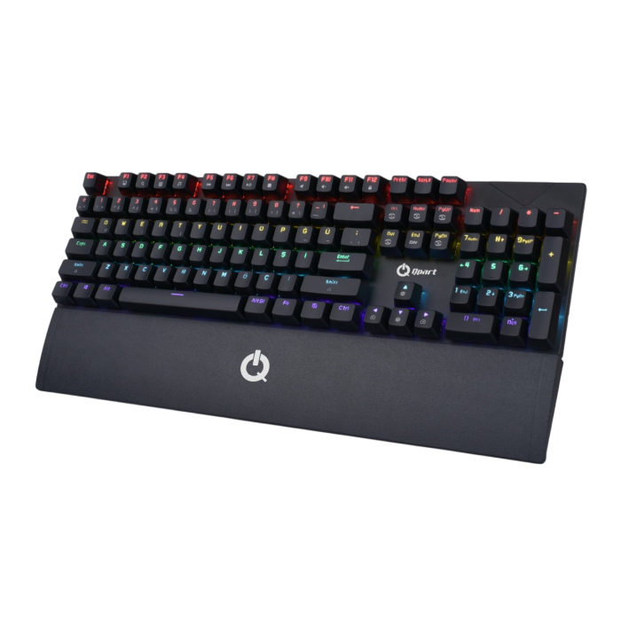 Qpart MECH-2000 Kablolu Blue Switch Bilek Destekli Rgb