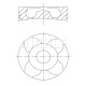 PISTON + SEGMAN STD 69.6 MM ( FIAT : ALBEA 1.3JTD OPEL : CORSA 1.3 CDTI )