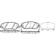 BALATA FREN ON-(HYUNDAI  SANTAFE 06>10  SANTAFE 15>    H350 2.5 CRDI   KIA   SORENTO 11>  SSANGYONG   KORANDO - ACTYON SPORTS 2.0 Xdi 4WD 2010>> 