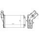 KALORIFER RADYATORU MEKANİK  PEUGEOT   306 PARTNER CITROEN   BERLINGO XSARA  234×157×42
