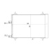 KLIMA RADYATORU-KONDANSATOR - CITROEN  C4 1.6HDI  04- PEUGEOT  307 1.4-1.4 16V-1.6 16V-1.4HDI-1.6HDI-2.0HDI  00- 