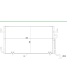 KLIMA RADYATORU  PEUGEOT   PARTNER 1.9D   CITROEN   BERLINGO   XSARA 1.9D  670×341×16
