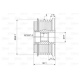 ALTERNATOR KASNAĞI RULMANLI   FIAT   DUCATO 2.2JTD 06-- PEUGEOT   BOXER CITROEN   JUMPER 2.2HDI 06-- FORD   TRANSİT 2.2 V347   5362 130PS   140 PS   155 PS 2,2 TDCİ 06-  