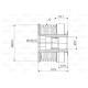 ALTERNATOR KASNAGI FORD  FOCUS 1.4 1.8 2.0 CMAX 2.0 MONDEO 1.8 2.0  