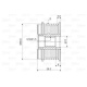 --ALTERNATOR KASNAGI CHEVROLET CAPTİVA 2.0D 10.06- LACETTI 2.0D 07- MERCEDES VITO 108 110 96-03  
