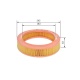 FILTRE HAVA ( RENAULT : R9     R11     R19 1.4 )