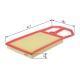 HAVA FILTRESI- VW POLO 95-02  SEAT IBIZA 97-02 