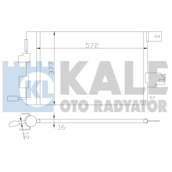 KLIMA RADYATORU OPEL  ASTRA G-ZAFIRA 1.2 16V-1.4 16V-1.6 16V-1.8 16V-2.0 16V F75_ 