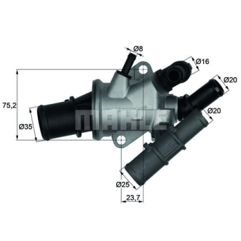 TERMOSTAT 88C G87288  FIAT    DOBLO 1.9D  60HP 01-  