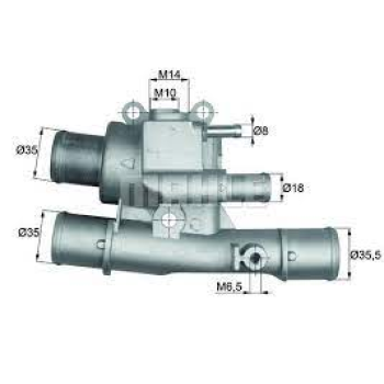 TERMOSTAT 88C° KLİMALI FIAT  MAREA-ALBEA-PALIO 1.6 16V -ÇİFT DELİK-