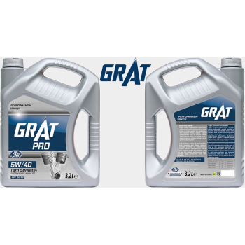 MOTOR YAĞI 3.2 LİTRE 5W40 TAM SENTETİK API SL CF