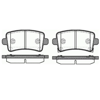 ARKA FREN DISK BALATA W5A 24421  OPEL   INSIGNIA ALL MODEL 08--  ‘’ 17-18 İNC JANT ‘’