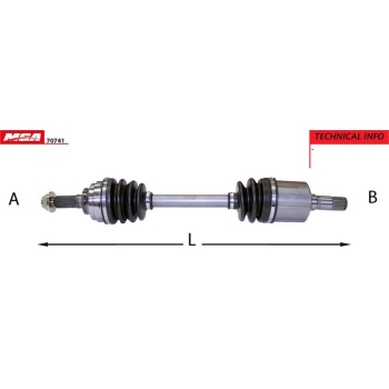 AKS KOMPLE SOL-(MAZDA 323-LANTIS 95>98 