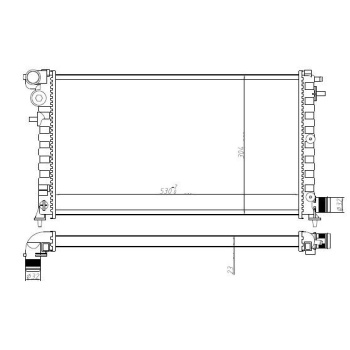 SU RADYATORU MEKANİK  CITROEN   SAXO 1.5D TUD5  530×304×23