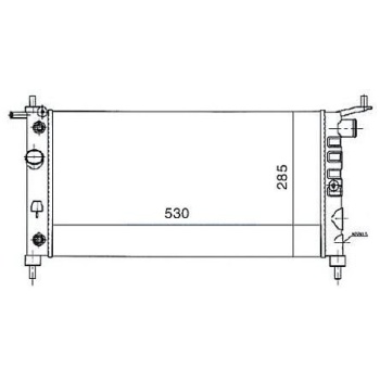 SU RADYATORU OTOMATIK  OPEL   CORSA B COMBO B 1.2 1.4 93--02 NAC OTO VITES  530×28V×23
