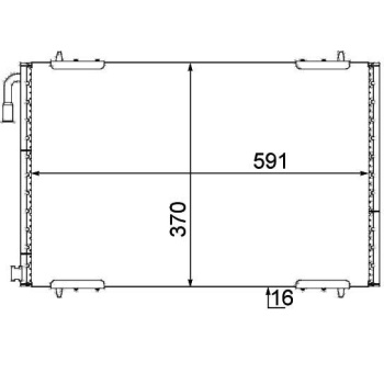 KLIMA RADYATORU-(PEUGEOT   206 02-  