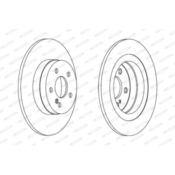 FREN DISKI ARKA 300 MM MERCEDES  C SERIES 180 200 220 230 250 280 320 350  