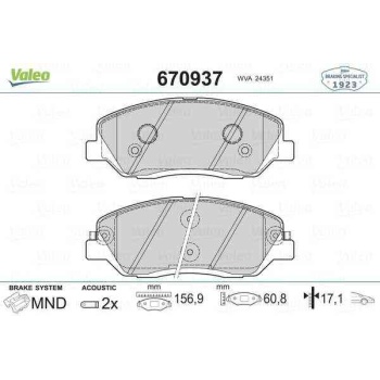 BALATA FREN ON-(HYUNDAI  SANTAFE 06>10  SANTAFE 15>    H350 2.5 CRDI   KIA   SORENTO 11>  SSANGYONG   KORANDO - ACTYON SPORTS 2.0 Xdi 4WD 2010>> 
