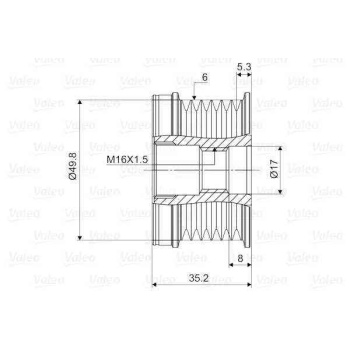 ALTERNATOR KASNAGI MERCEDES  SPRINTER 95-06 