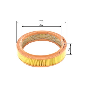 HAVA FILTRESI-279×222×62 (VW GOLF 84-94  PASSAT 74-88  POLO 75-94)
