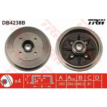 KAMPANA ABSLI PEUGEOT  306 1.6 1.8 94-01 