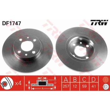 FREN DISKI ON  FIAT   TEMPRA SW   MAREA 1.6  BX561469  