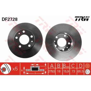 FREN DISKI ON  FIAT   DUCATO     CITROEN   JUMPER     PEUGEOT   BOXER 230 1.9D     2.0D