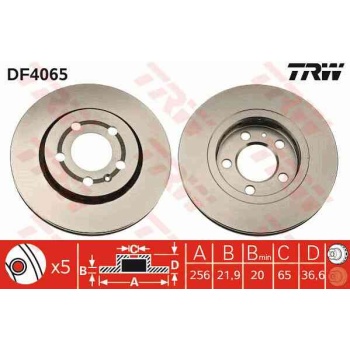 ARKA FREN DISKI-256×22 5×100 VW GOLF 98-06  AUDI A3 97-03  SEAT LEON 00-06 