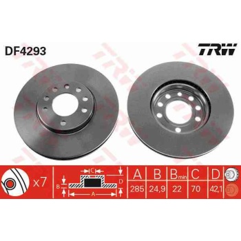 FREN DISKI ON  OPEL   VECTRA C 1.6 16V 06   04--