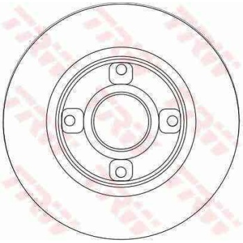 FREN DISKI ARKA DUZ 249 MM  PEUGEOT   307     CITROEN   C4 1.4 1.6 2.0  